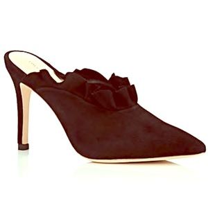⭐️New⭐️Loeffler Randall Suede Ruffle Mules